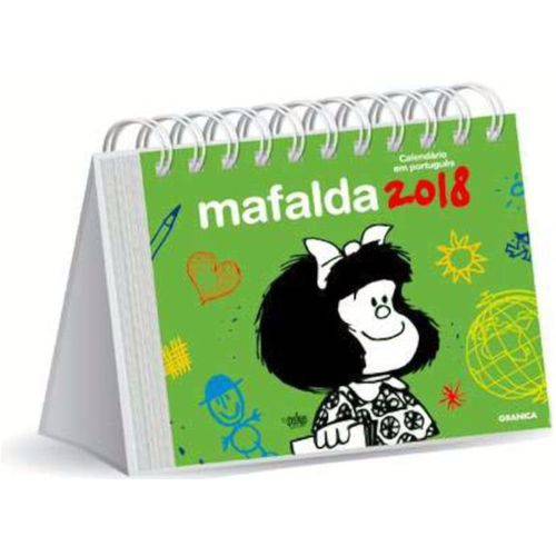2018 Calendários - Mafalda Verde