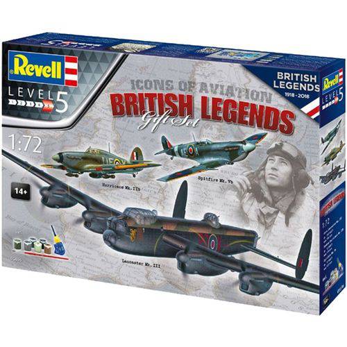 1/72 - British Legends Gift Set (3 Kits) - Revell