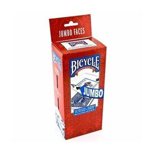 12 Baralhos Bicycle Jumbo - Naipe Grande - Caixa Duzia