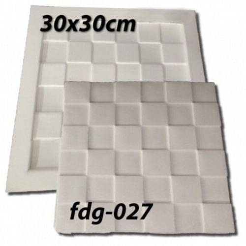 1 Forma de Plástico com Borracha Gesso Fdg-027