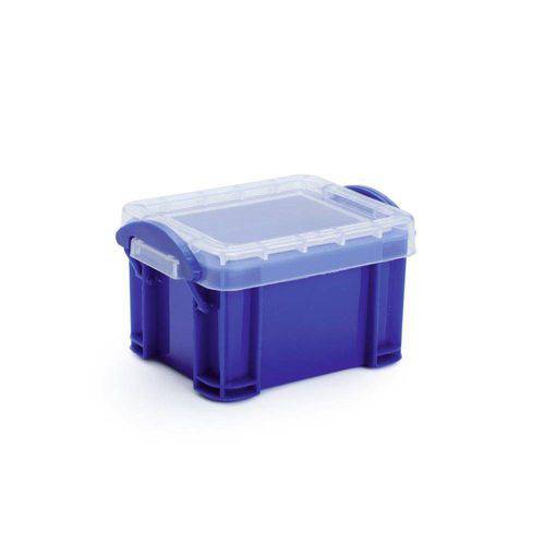 12 Potinhos Mini Container Azul Royal Decoração Festas