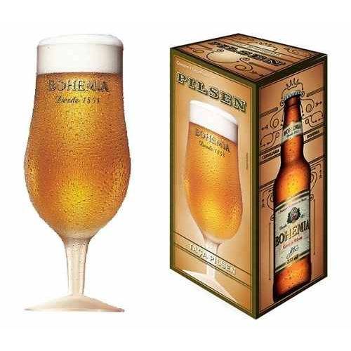1 Taça Bohemia Pilsen 380 Ml Importado Cerveja