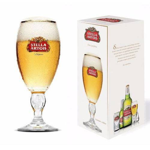 1 Taça Copo Cálice Stella Artois Litografada Cerveja 250ml