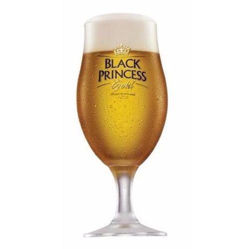 1 Taça de Cristal para Cerveja Black Princess Gold 300ml