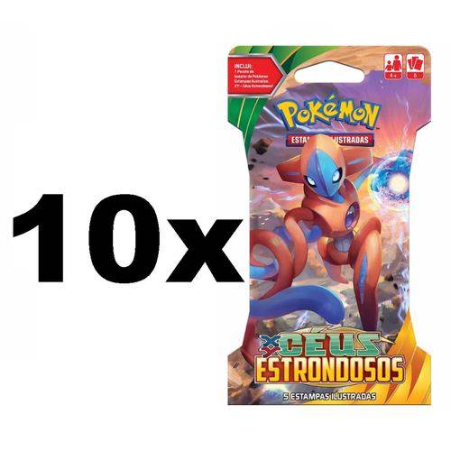 10 Pokemon Booster Xy6 Céus Estrondosos