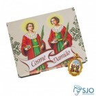 100 Cartões com Medalha de São Cosme e Damião | SJO Artigos Religiosos