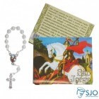 100 Cartões com Mini Terço de São Jorge | SJO Artigos Religiosos