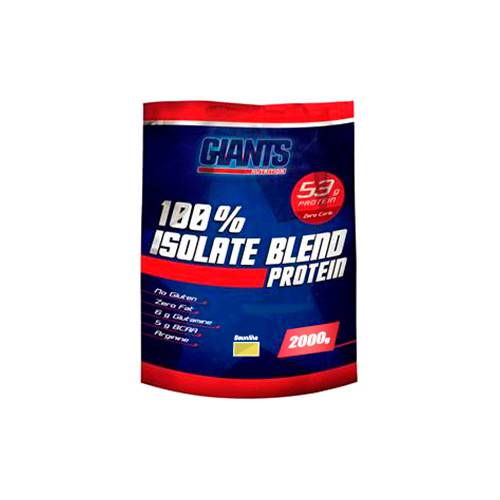 100% Isolate Blend Protein Refil 2kg Giants - Baunilha