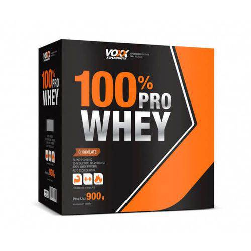 100% Pro Whey Voxx Suplementos - 900g