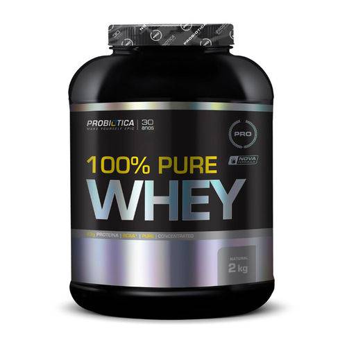 100% Pure Whey - 2000g - Probiótica - Sabor Natural