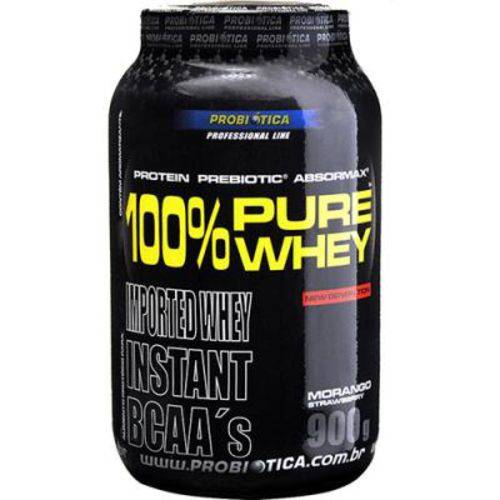 100% Pure Whey Protein Concentrado de Morango Probiótica