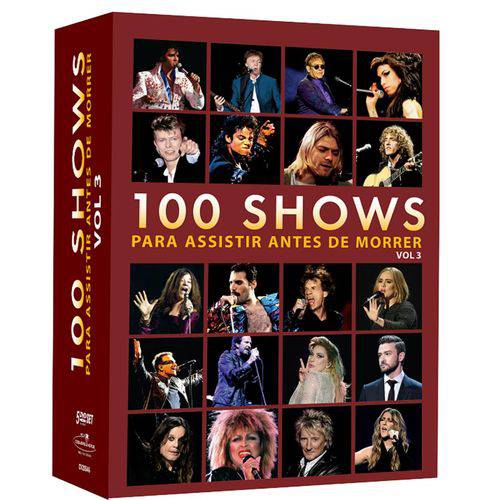 100 Shows para Assistir Antes de Morrer - Vol. 3 - Box com 5 DVD