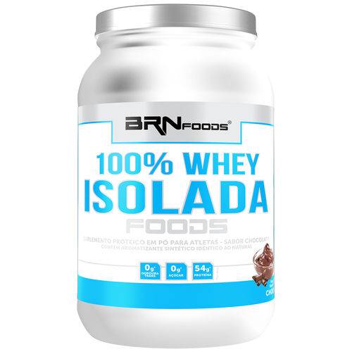 100% Whey Isolada BRN Foods Chocolate 900g