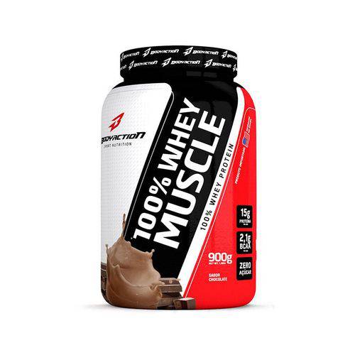 100% Whey Muscle Chocolate 900g Bodyaction