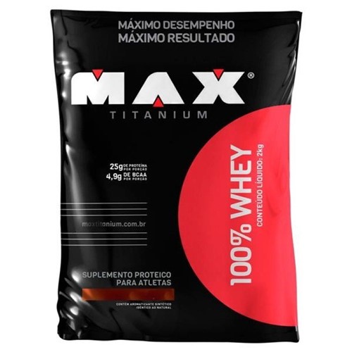 100% Whey Protein (2000g) Max Titanium