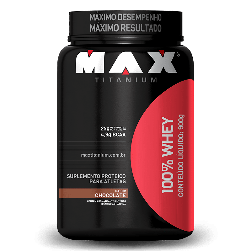 100% Whey Protein (900g) Max Titanium