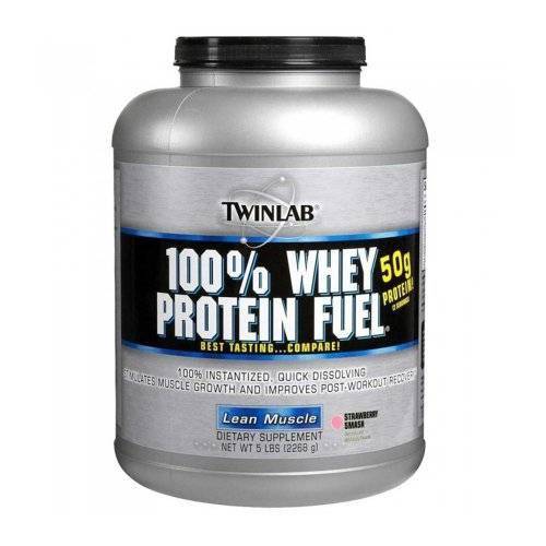 100 Whey Protein Fuel 302 Twinlab / 2268g / Morango