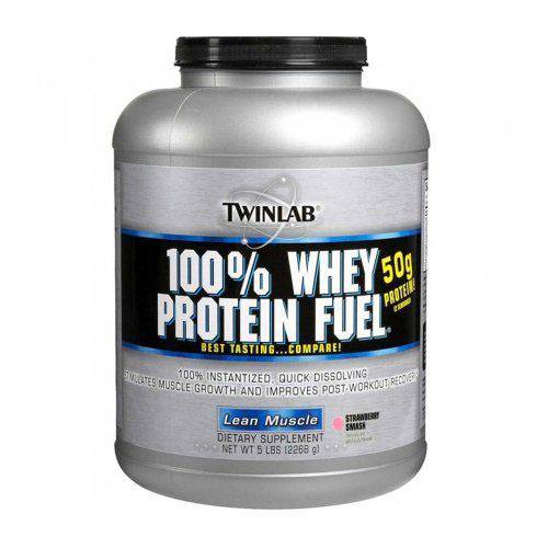 100% Whey Protein Fuel 302 Twinlab / 2268g / Morango