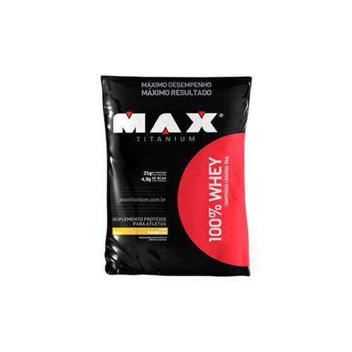 100% Whey Protein (2kg) - Max Titanium-Baunilha