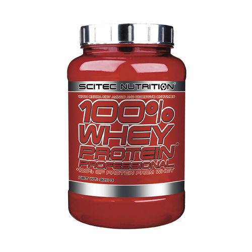 100% Whey Protein Professional - 920g - Scitec Nutrition - Sabor Morango