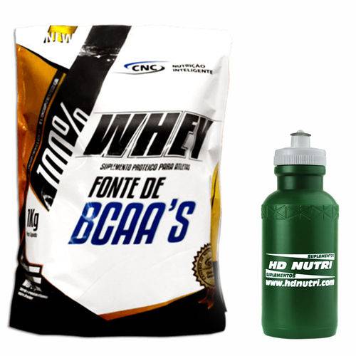 100% Whey Protein Refil 1kg - Cnc + Squeeze