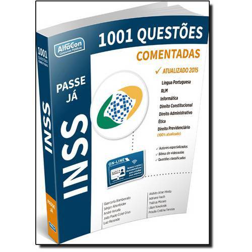 1001 Questões Comentadas - Inss - 1ª Ed.