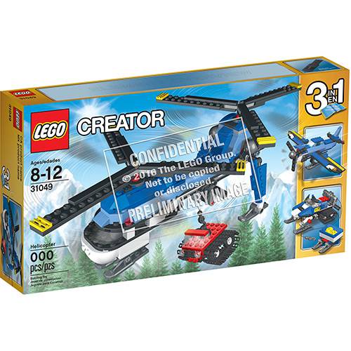 31049 - LEGO Creator - Helicóptero de Duas Hélices