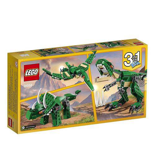 31058 - Lego Kit de Construção 3 em 1 Creator Dinossauros Poderosos