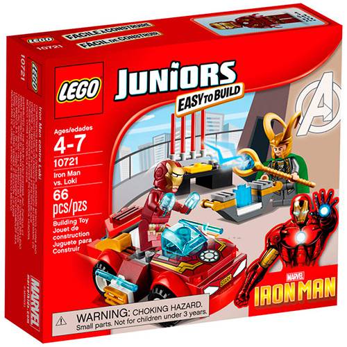 10721 - LEGO Juniors - Homem de Ferro Contra Loki