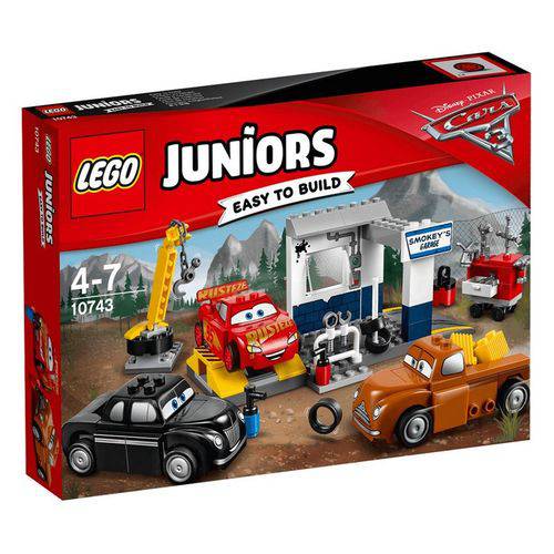 10743 LEGO Juniors Carros 3 a Oficina de Conserto de Smokey