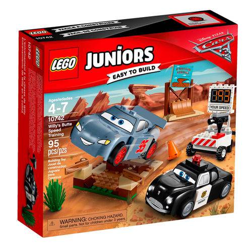 10742 - LEGO Juniors - Disney Pixar Carros 3 - Willy's Butte Speed Training