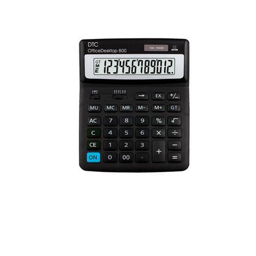 10291 Calculadora de Mesa Dtc 800 / 12 Dígitos / Office
