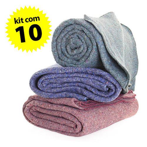 10pç Cobertor Casal 180x210cm Corta Febre Popular para Doação