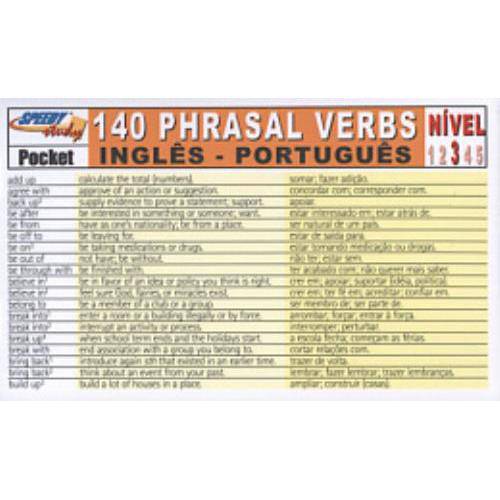 140 Phrasal Verbs Ingles/Portugues Nivel 3