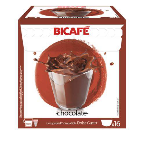 16 Cápsulas para Dolce Gusto Bicafé Chocolate