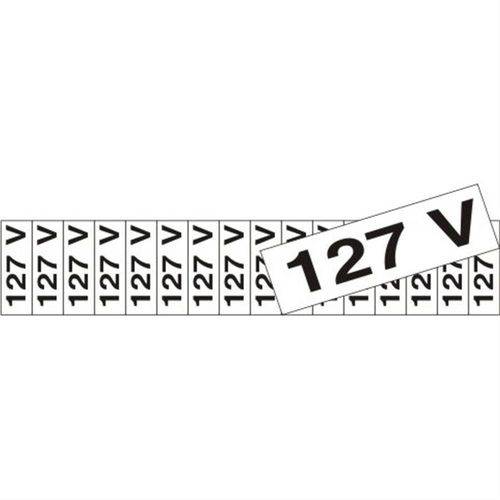 16 Placas de Poliestireno Auto-Adesiva 4x1.5cm 127 Volts - 200 AY - SINALIZE