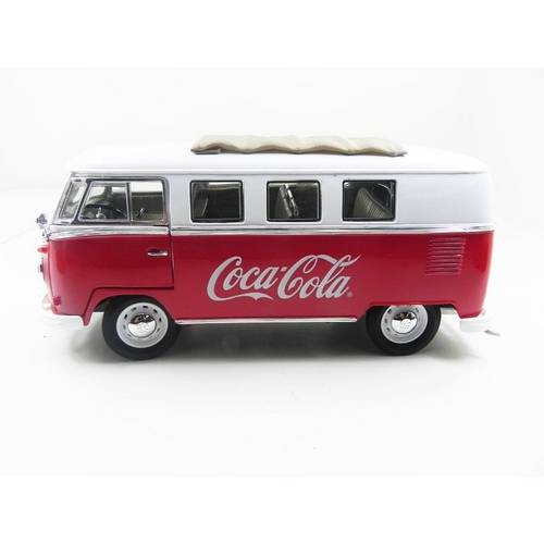 1962 Vw Kombi Vermelha Coca Cola 1:18 Motor City Classics 397471