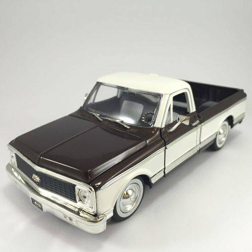 1972 Chevy Cheyenne Troca Rodas 1:24 Jada Toys Marrom