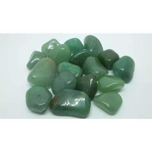 1kg de Pedra Rolada de Quartzo Verde Natural