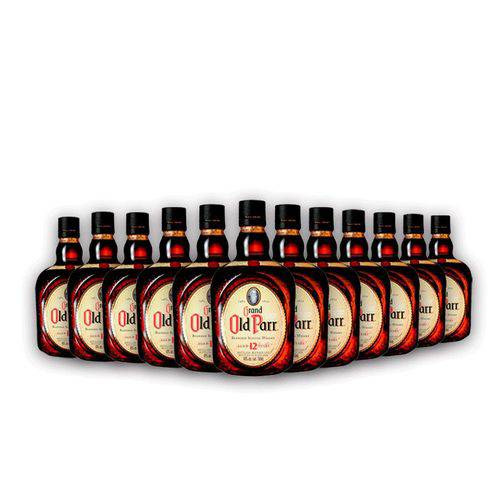 12x Whisky Grand Old Parr 12 Anos 1l