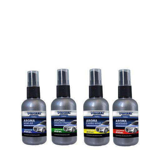 4 Aromatizantes para Carros Arominha Spray