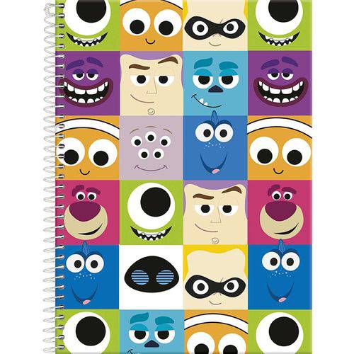 4 X Cadernos 10 Matérias Capa Dura 2019 Disney Pixar 200 Folhas