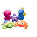 5 Brinquedos para o Banho Animais Marinhos - Comtac Kids