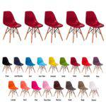 5 Cadeiras Eiffel Eames Dsw Várias Cores - (vinho)