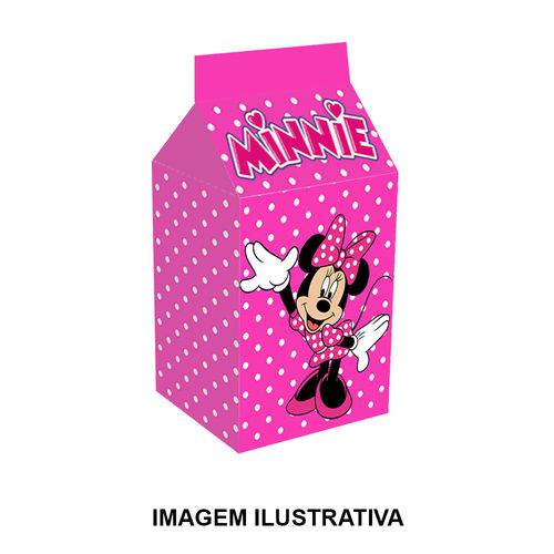 5 Caixinhas Milk Minnie Rosa para Lembrancinha