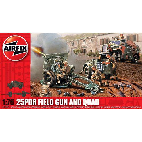 25 PDR Field Gun e Morris Quad - AIRFIX