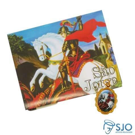 50 Cartões com Medalha de São Jorge | SJO Artigos Religiosos