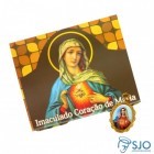 50 Cartões com Medalha do Imaculado Coração de Maria | SJO Artigos Religiosos