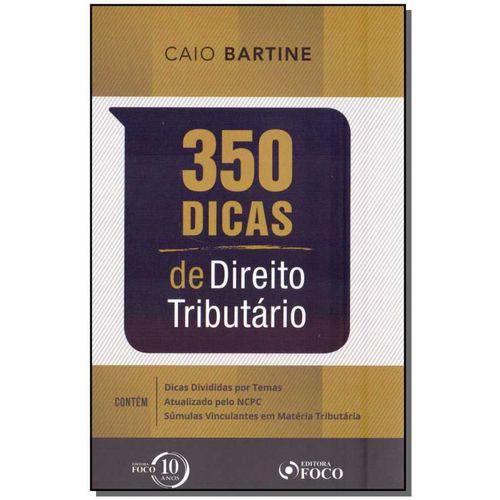 350 Dicas de Direito Tributário - 01ed/18
