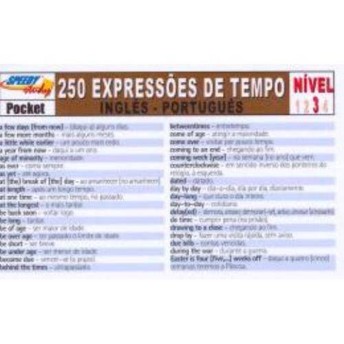 250 Expressoes de Tempo Ingles-portugues - Nivel 3